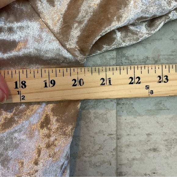 Crushed Velvet Ruched Bomber Jacket Medium Boho Retro Fairy Punk Disco Fate LFD - Picture 14 of 16